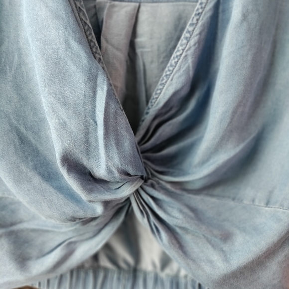 Denim crop top - Picture 7 of 10